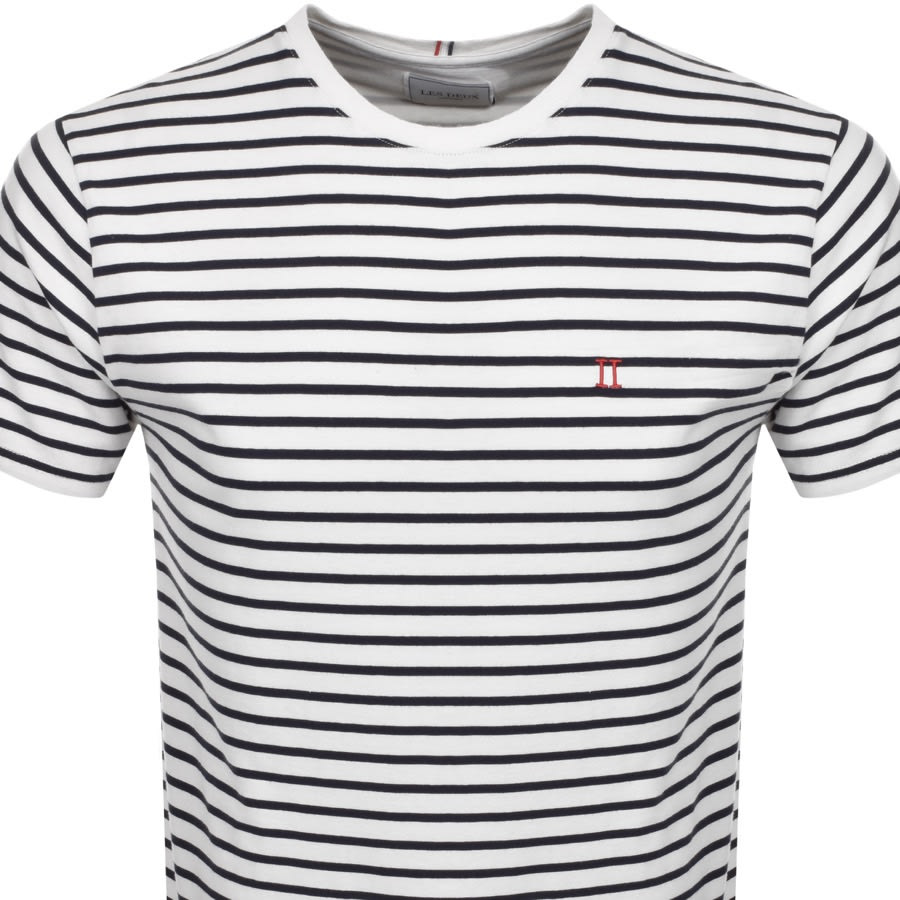 Alternative Image for ProductLes Deux Sailor Stripe T Shirt White2
